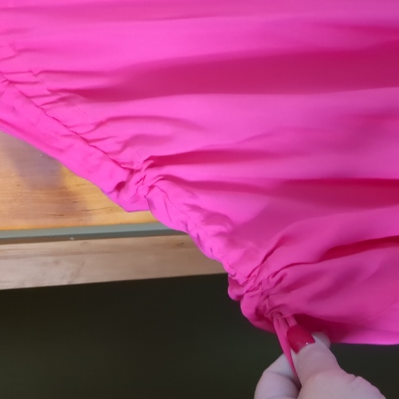 ONE A* 'ruchable' sleeve round neck tunic top blouse batwing style sleeve - Picture 4 of 10